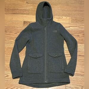 The North Face Gray‎ Utility Jacket with Hoodie